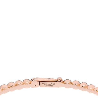 Van Cleef & Arpels 18K Rose Gold Perlee Pearls of Gold Bracelet M 3 of 4