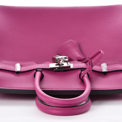 Hermes Togo Birkin 25 Rose Pourpre 33 of 37