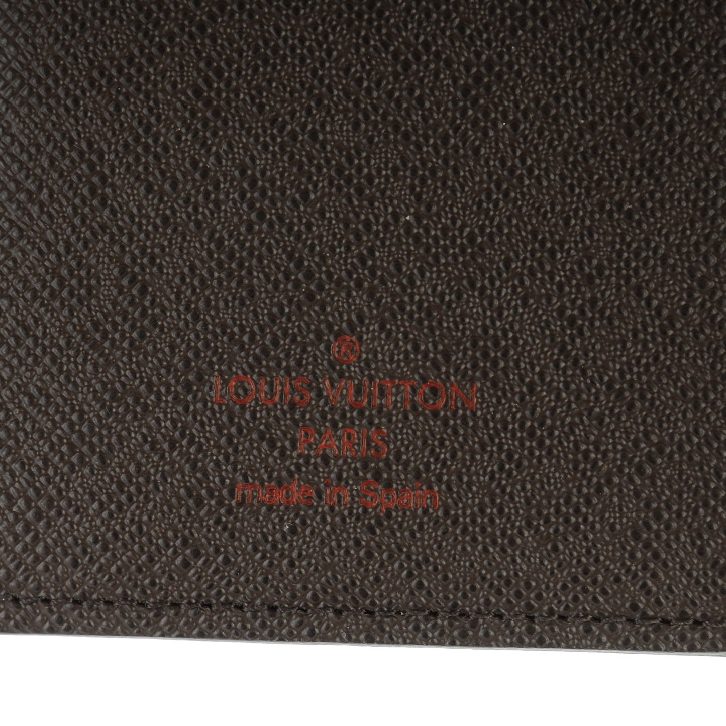 Damier Ebene Small Ring Agenda Cover