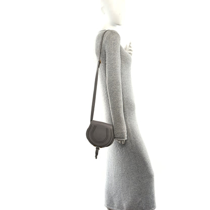 Chloe Calfskin Mini Marcie Round Crossbody Bag Cashmere Grey 2 of 10