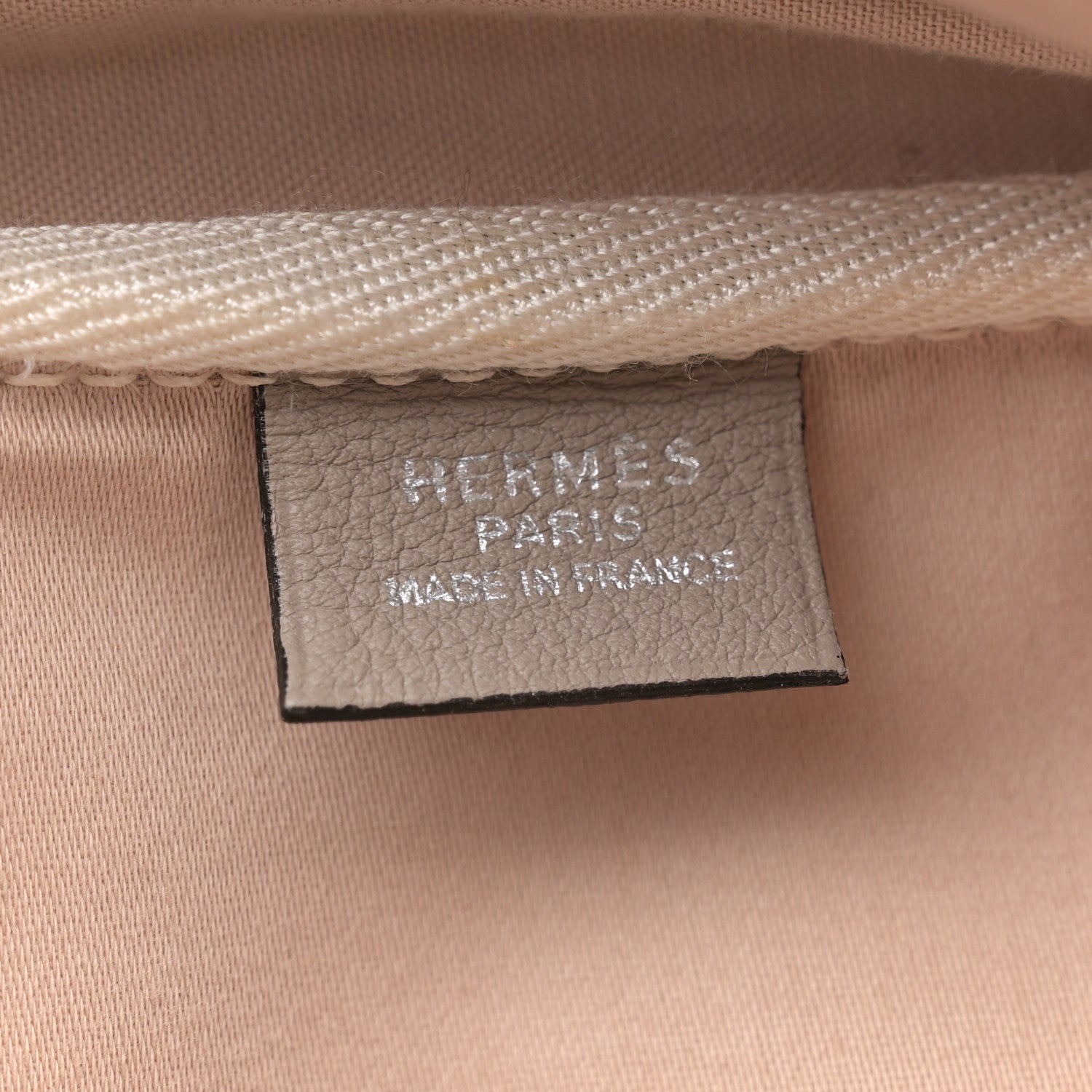 Hermes Toile Taurillon Clemence Victoria II 43 Ecru Gris Tourterelle 6 of 13
