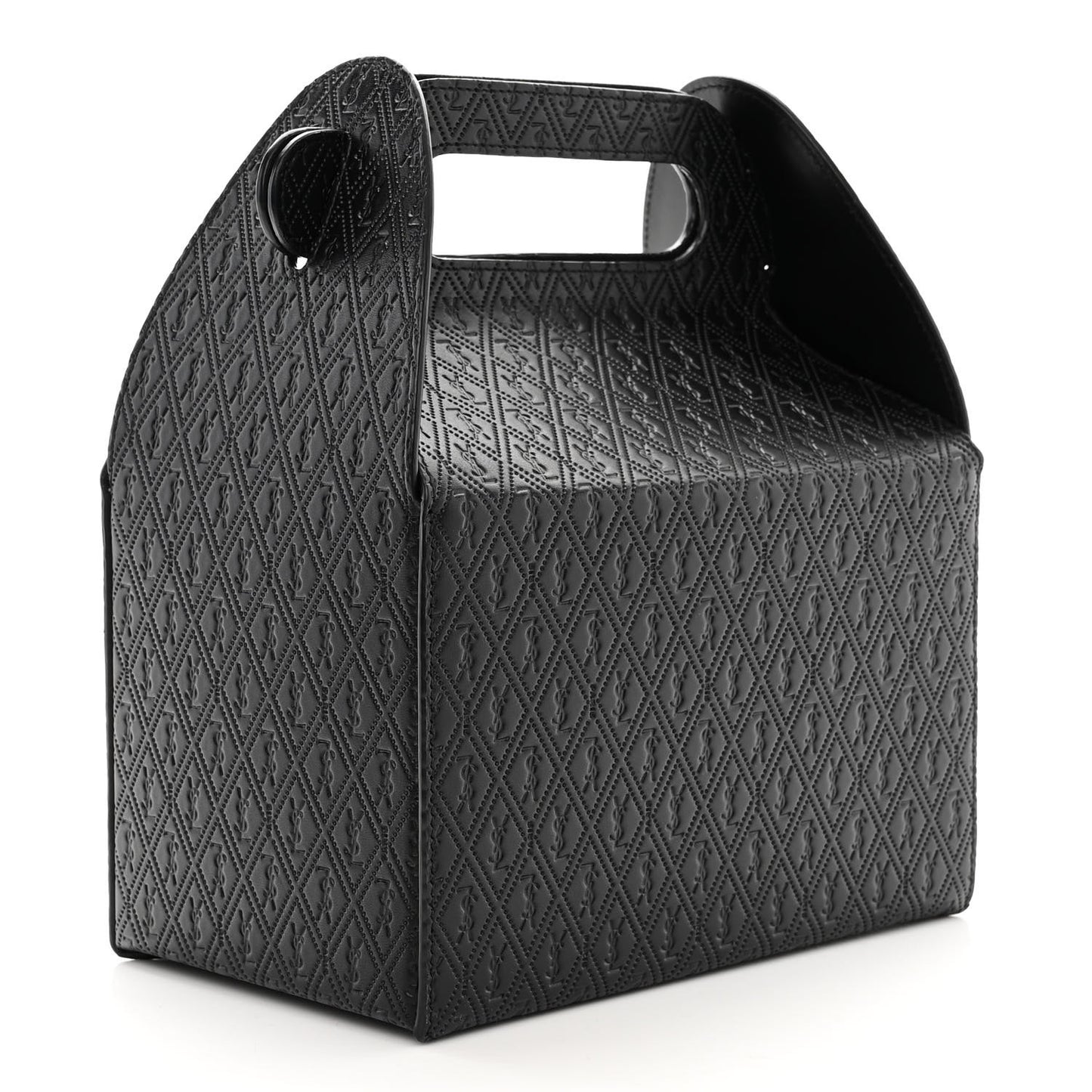 Calfskin Monogram Take Away Box Black