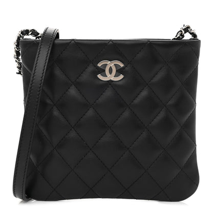 Chanel Lambskin Quilted Crossbody Bag Black 1 of 11