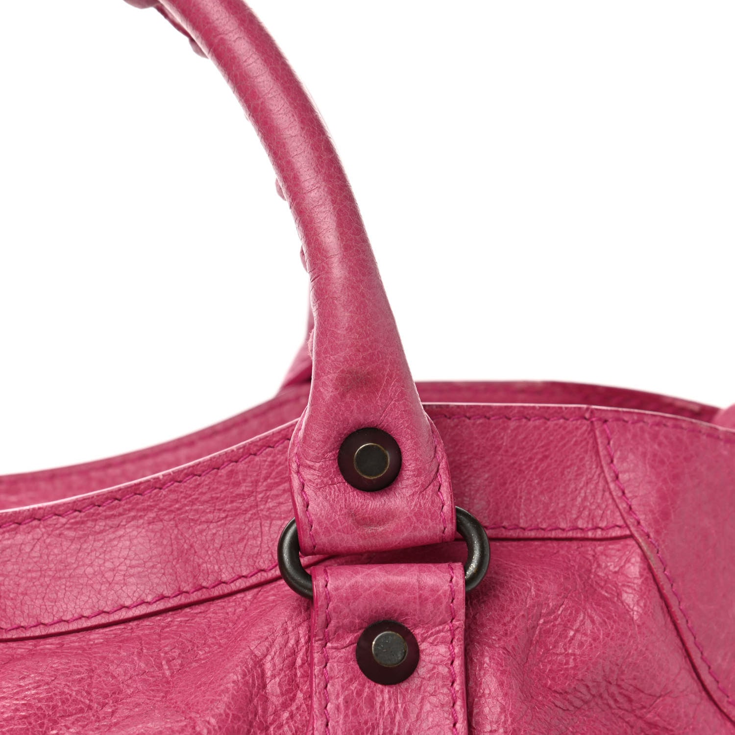 Balenciaga Agneau Classic Hardware City Cyclamen Fucsia 6 of 7