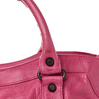 Balenciaga Agneau Classic Hardware City Cyclamen Fucsia 6 of 7