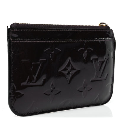 Louis Vuitton Vernis Key Pouch NM Amarante 3 of 7