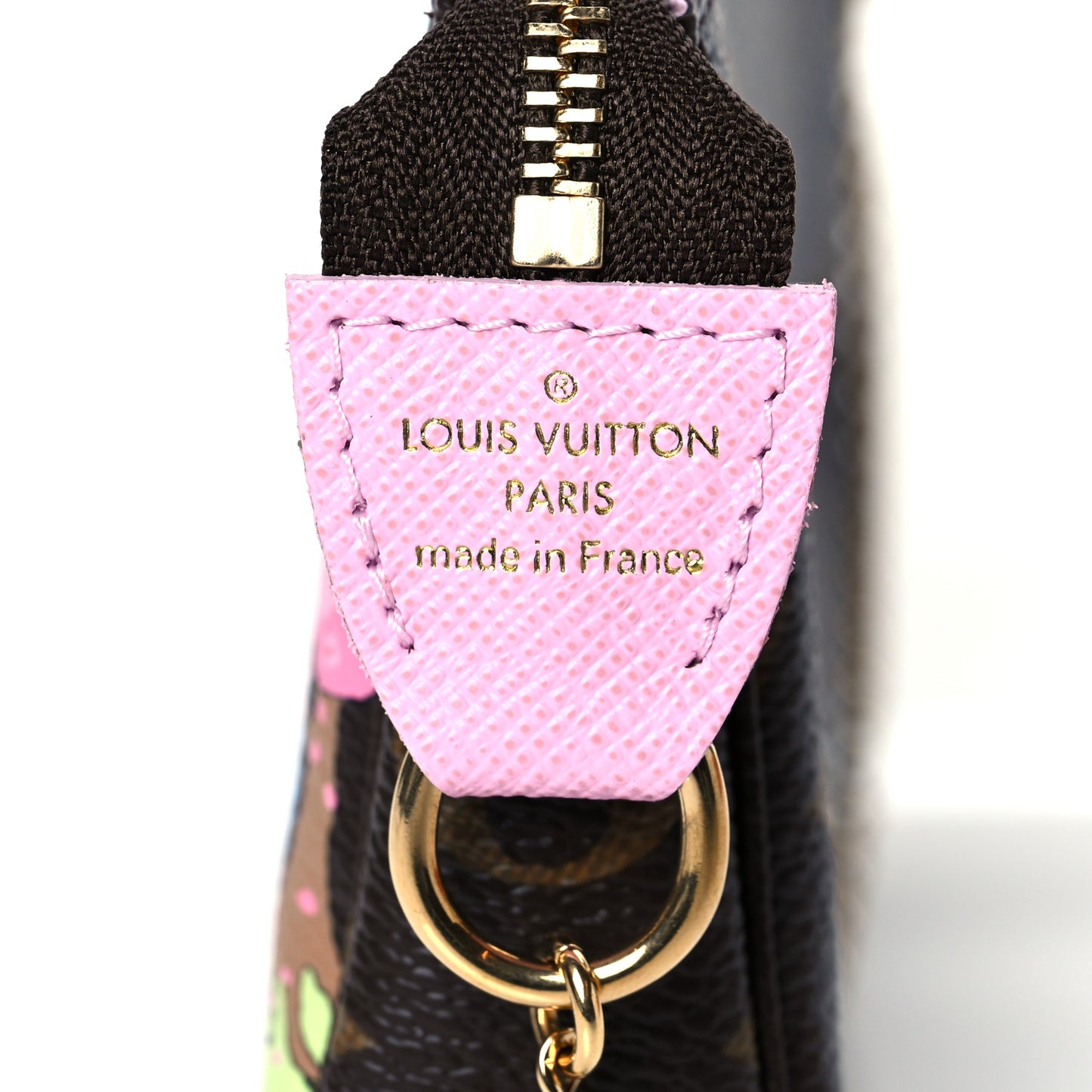 Monogram 2021 Christmas Animation Japanese Garden Mini Pochette Accessories Wisteria Pink