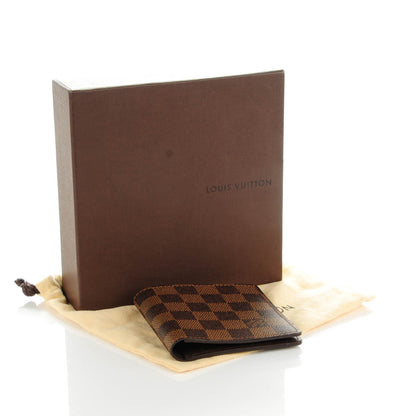 Louis Vuitton Damier Ebene Porte-Billets 6 Card Bi-Fold Wallet 4 of 7