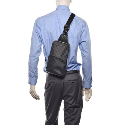 Louis Vuitton Damier Graphite Avenue Sling Backpack 2 of 11