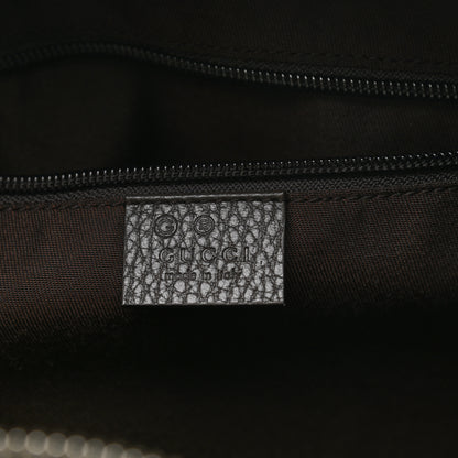 Gucci Monogram Dollar Calfskin Large Boston Duffle Bag Beige Ebony Testa di Moro Marrone Scuro 6 of 10