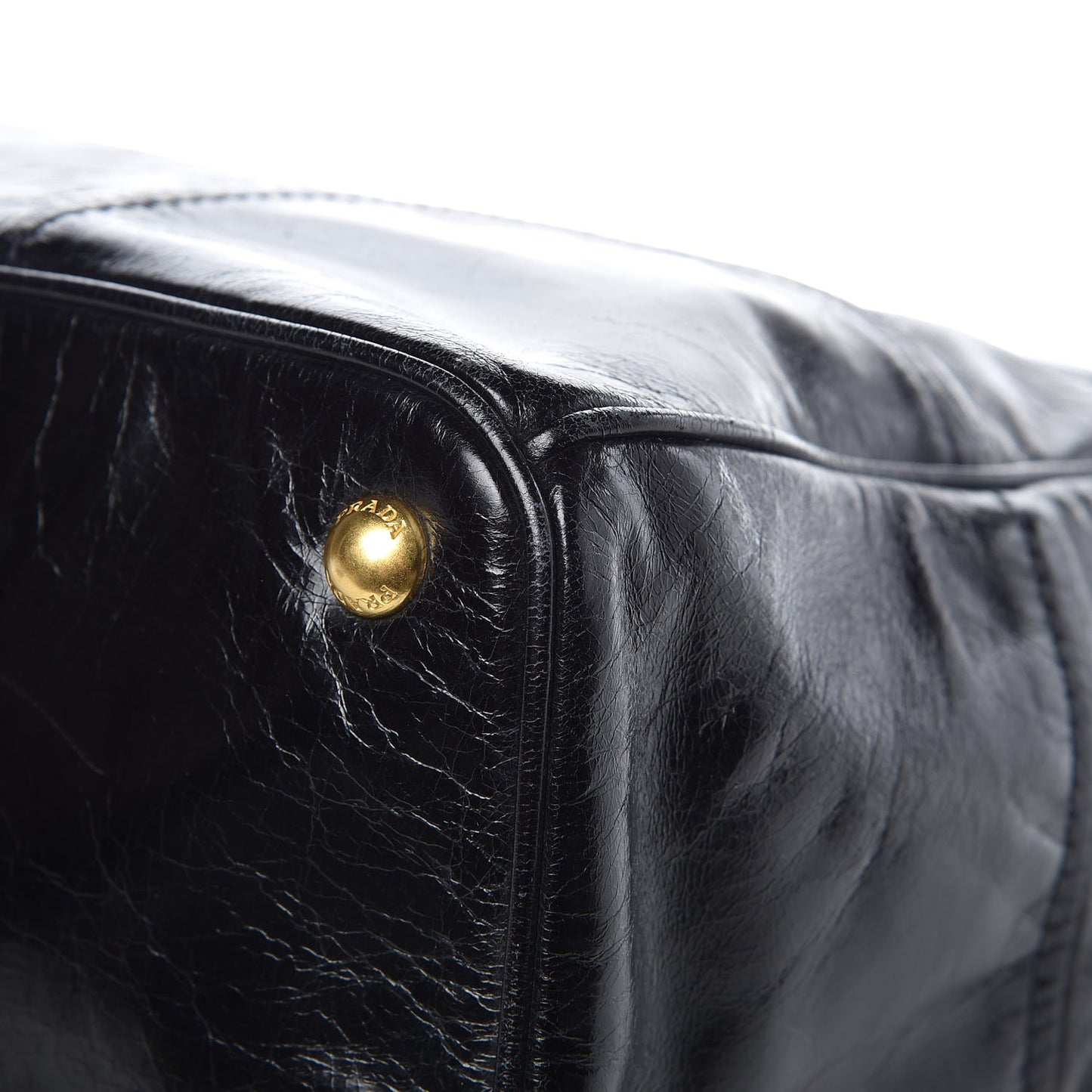 Vitello Shine Tote Black