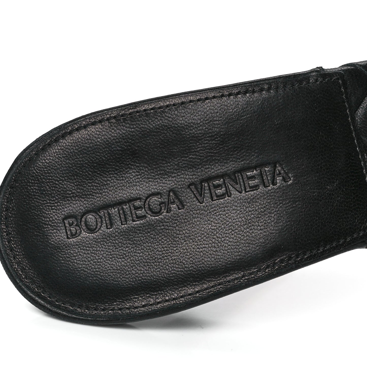Nappa Maxi Intrecciato Lido Mule Sandals 39 Black