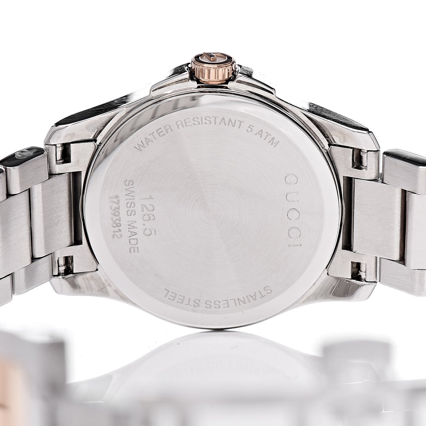 Stainless Steel 28mm G-Timeless Two Tone Quartz Watch Grey