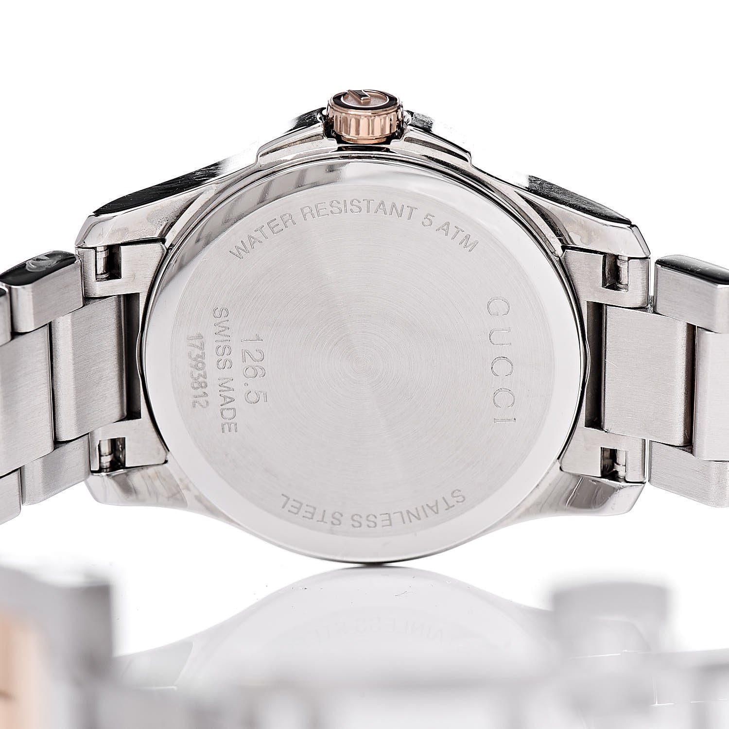 Gucci Stainless Steel 28mm G-Timeless Two Tone Quartz Watch Grey 5 of 9