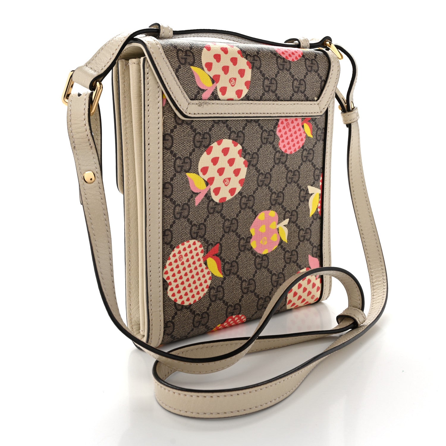 Gucci GG Supreme Monogram Les Pommes Retro Interlocking G Les