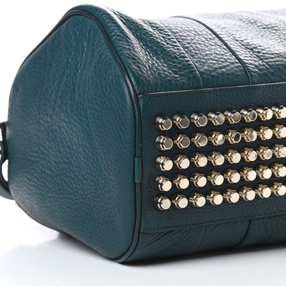 Alexander Wang Pebbled Lambskin Rocco Dark Argon Pale Gold Hardware 8 of 10