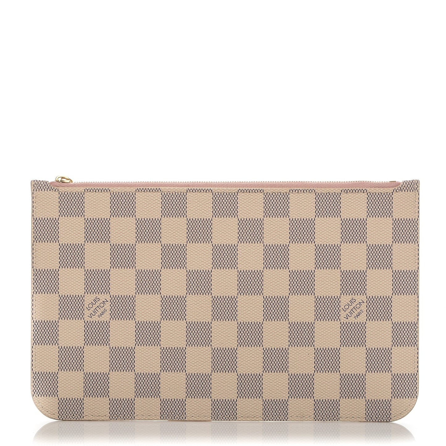 Damier Azur Neverfull MM GM Pochette Rose Ballerine