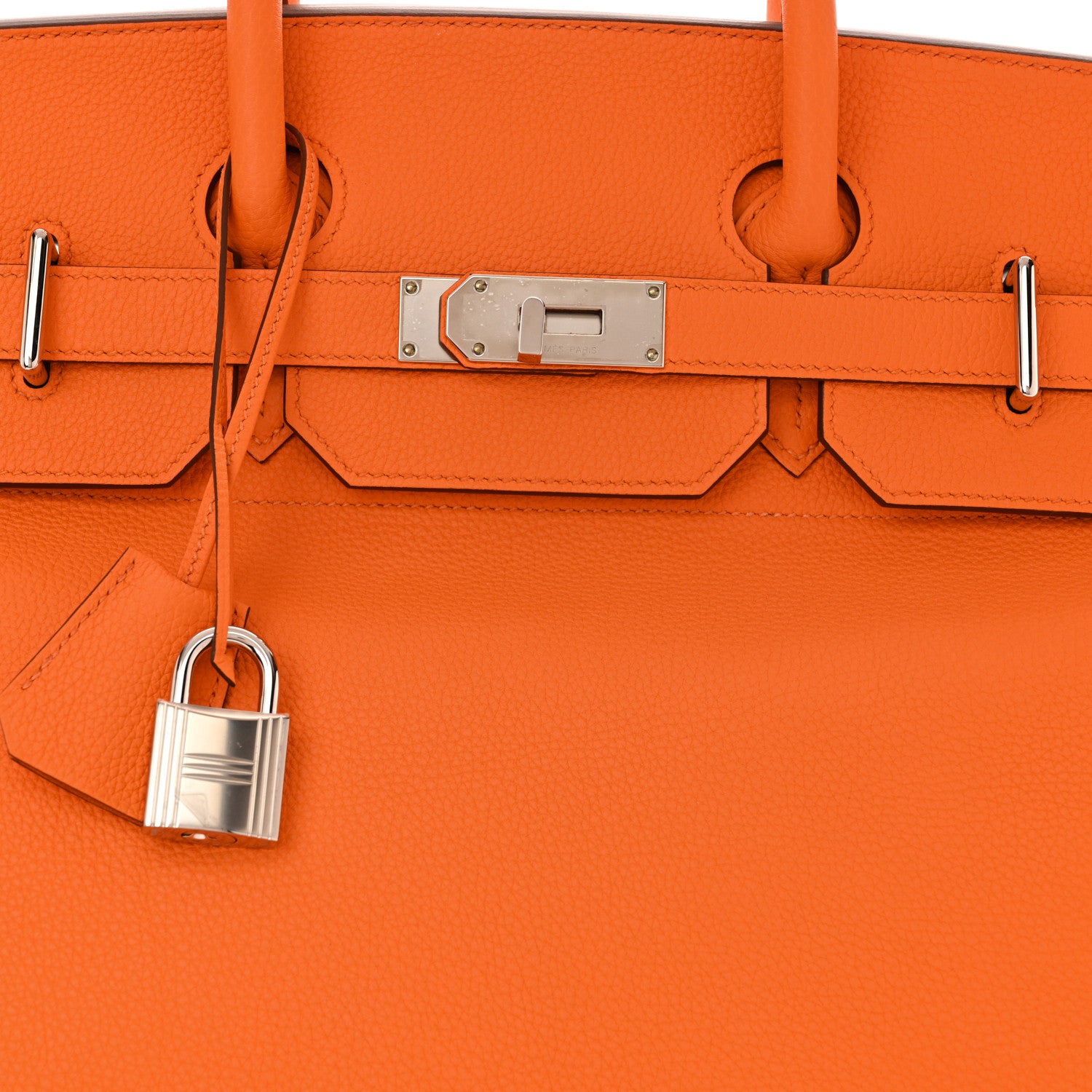 Hermes Togo HAC Birkin 40 Orange 8 of 10