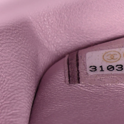 Chanel Caviar Quilted Medium Double Flap Light Pink 7 of 10