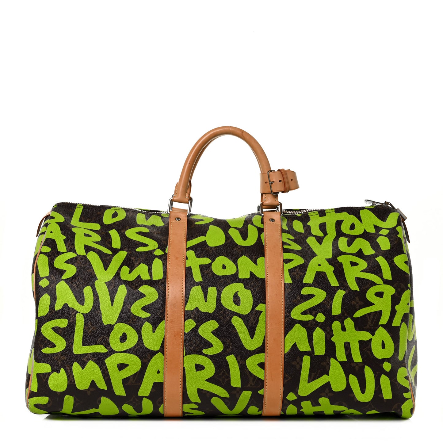 Monogram Graffiti Keepall 50 Green