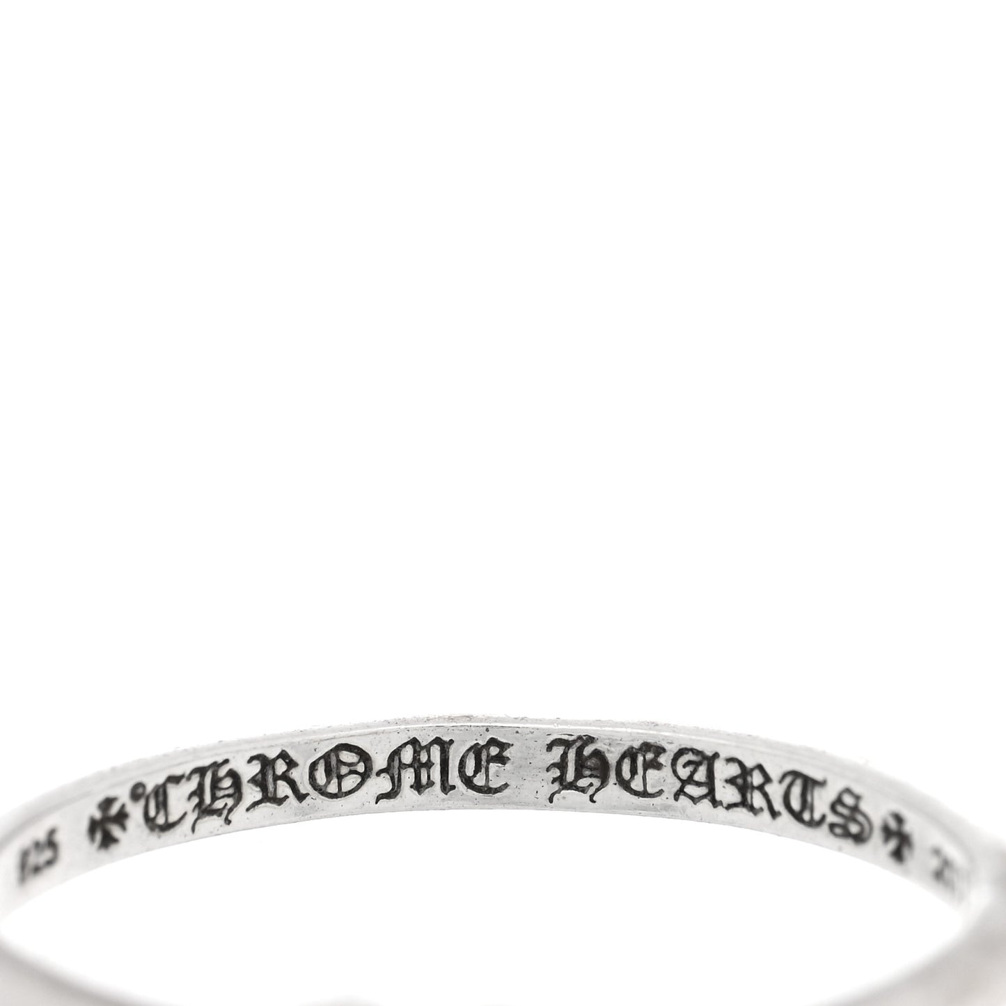 Sterling Silver Diamond Heart Bubblegum Ring 58 8.25