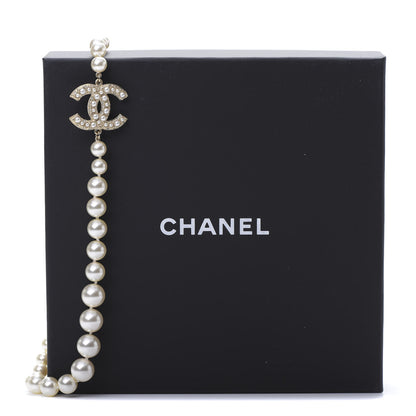 Chanel Pearl CC 100th Anniversary Necklace Light Gold 6 of 6