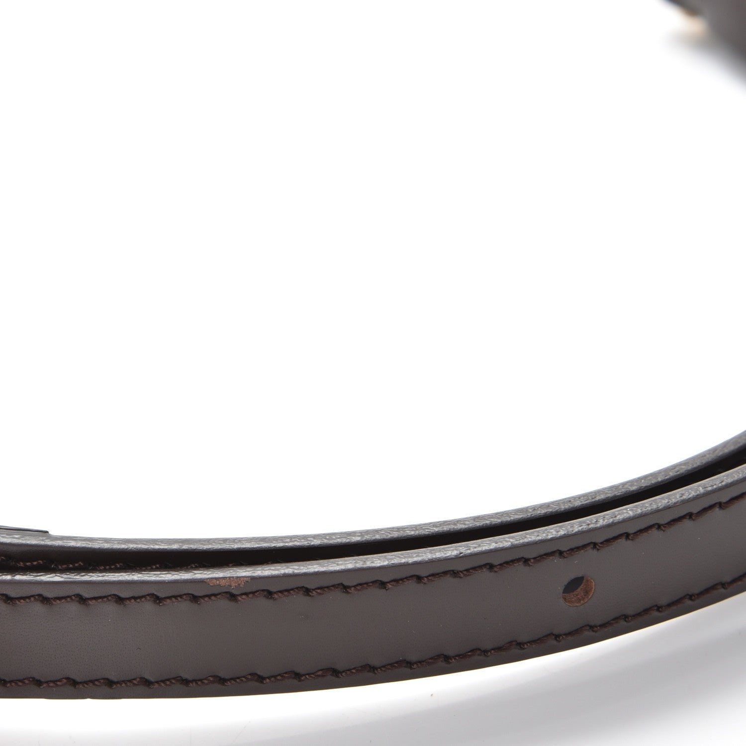 Louis Vuitton Calfskin 16mm Adjustable Shoulder Strap Brown 5 of 6