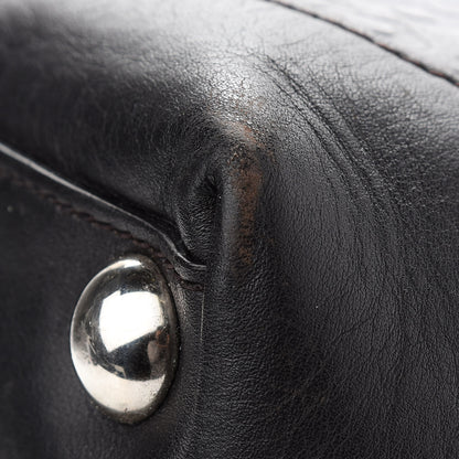 Gucci Calfskin Horsebit Embossed Tote Dark Brown 14 of 14