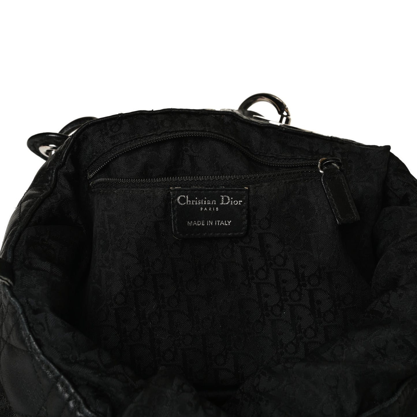 Lambskin Cannage Medium Soft Lady Dior Black