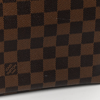 Louis Vuitton Damier Ebene Neo Neverfull MM Rose Ballerine 10 of 14