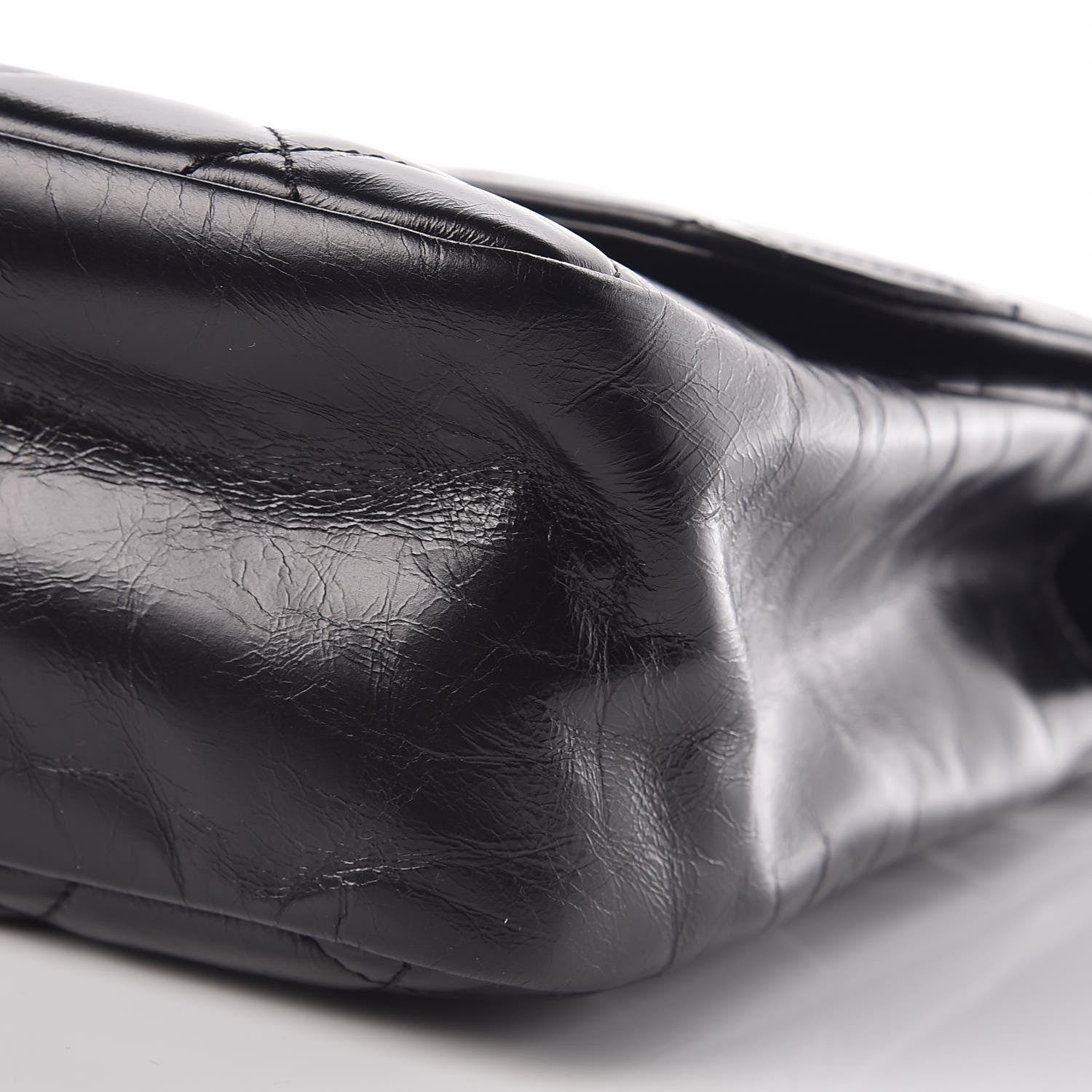 Chanel Glazed Calfskin Quilted Small CC Delivery Tote Black 6 of 9