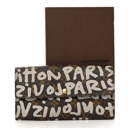 Louis Vuitton Monogram Graffiti Porte-Monnaie Wallet Silver 8 of 8