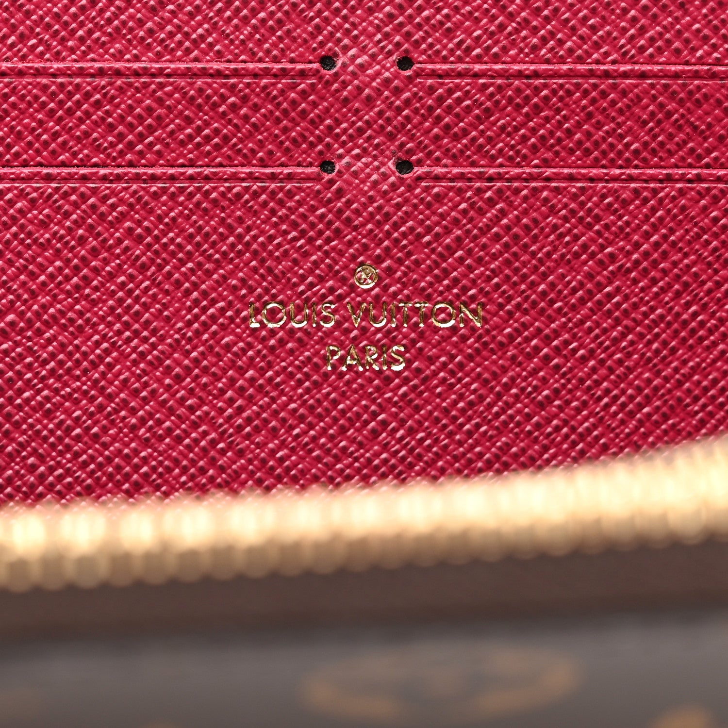 Louis Vuitton Monogram Clemence Wallet Fuchsia 6 of 7