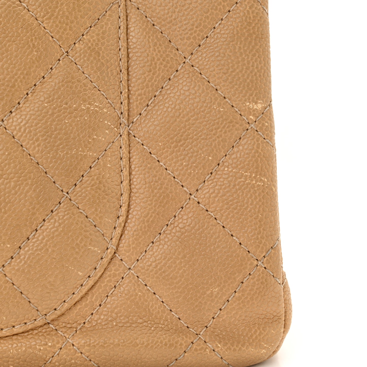 Caviar Quilted 2.55 Reissue 227 Flap Beige