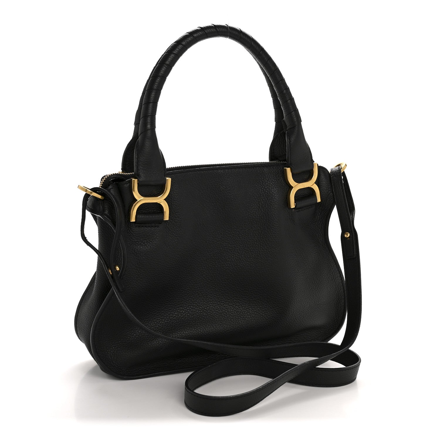 Chloe Calfskin Small Marcie Satchel Black 3 of 12