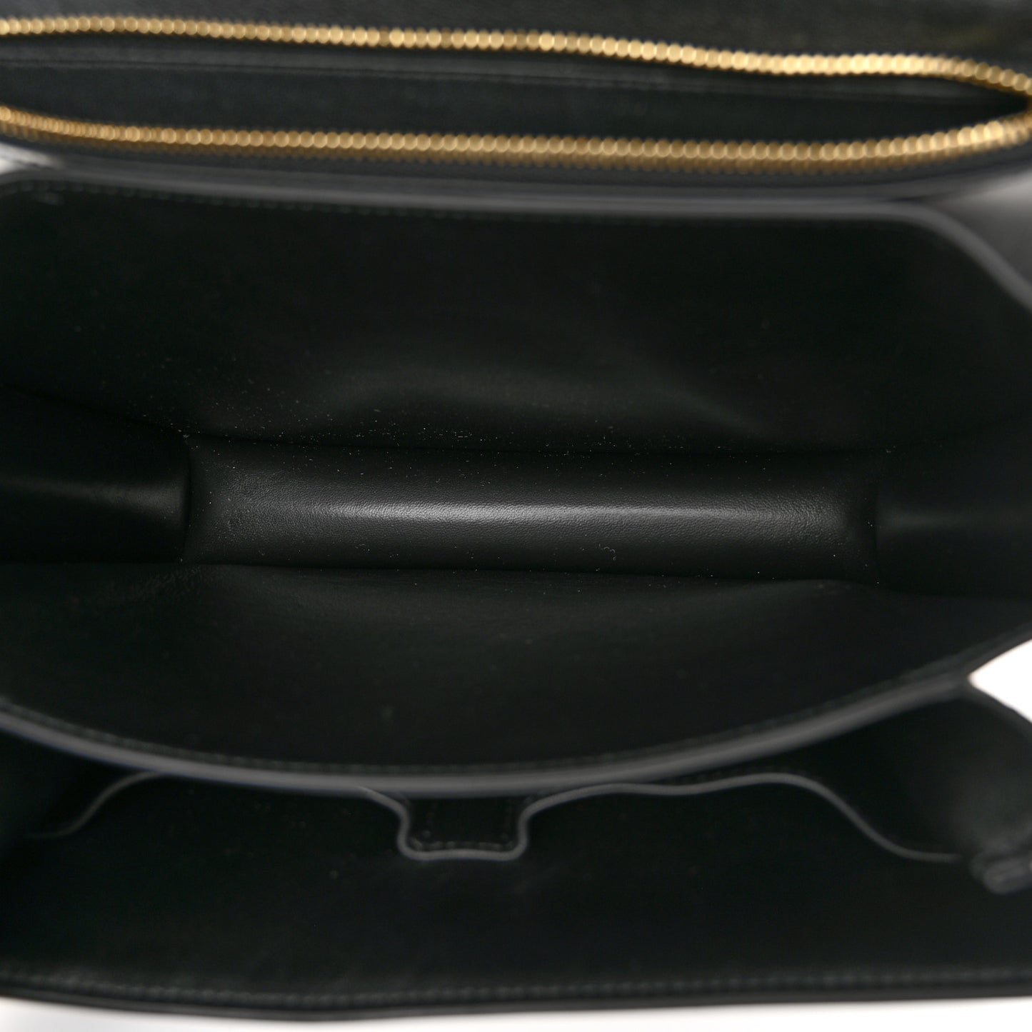 Liege Calfskin Medium Classic Box Flap Bag Black