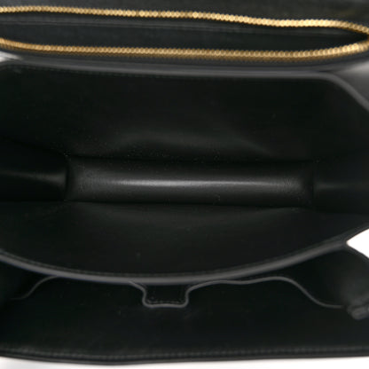 Celine Liege Calfskin Medium Classic Box Flap Bag Black 5 of 9