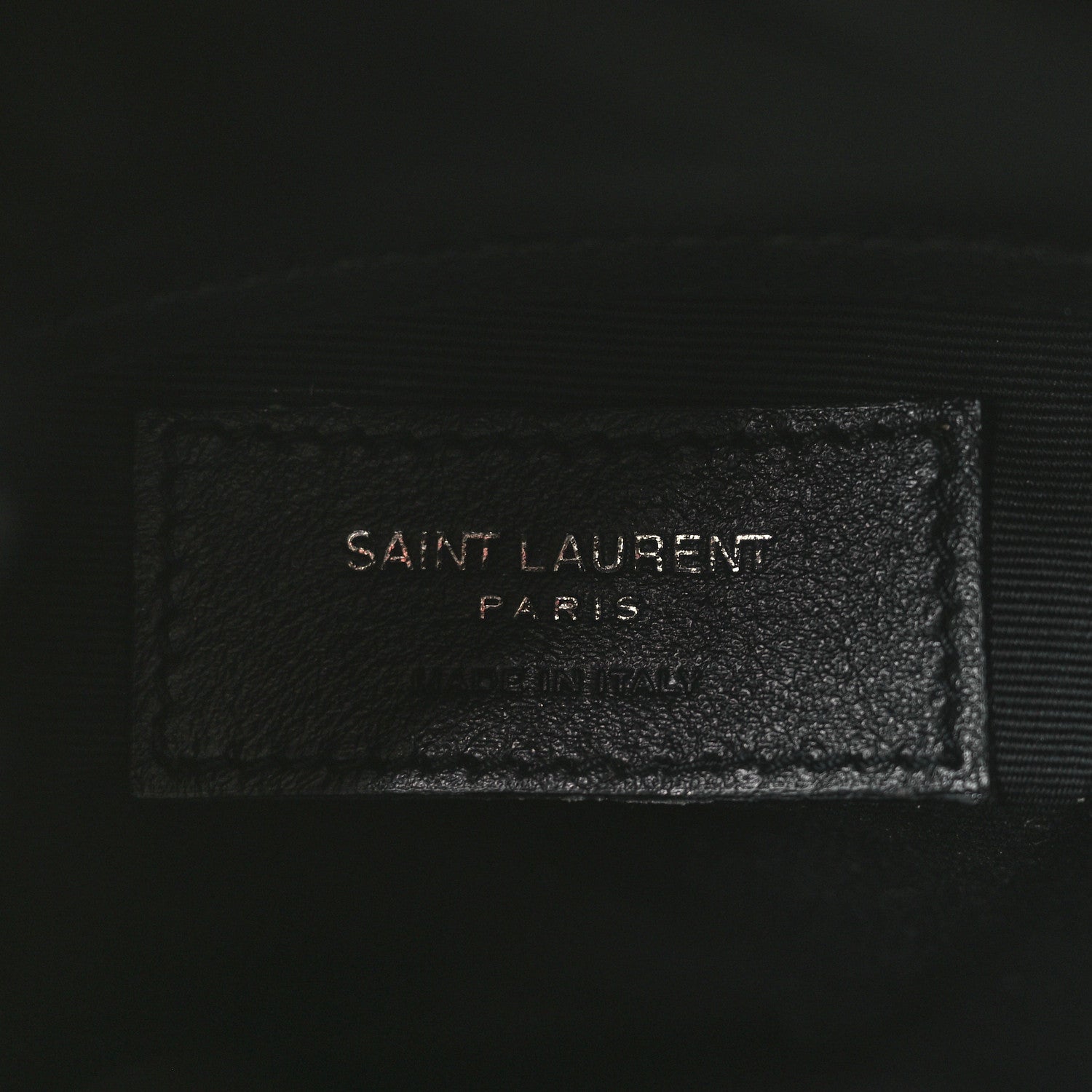 Saint Laurent Smooth Calfskin Studded Small Bahia Drawstring Bucket Bag Black 6 of 9