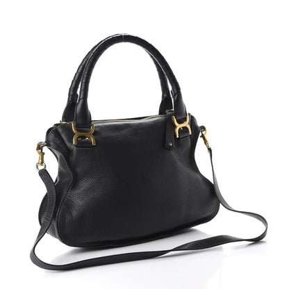 Chloe Calfskin Medium Marcie Satchel Black 2 of 19