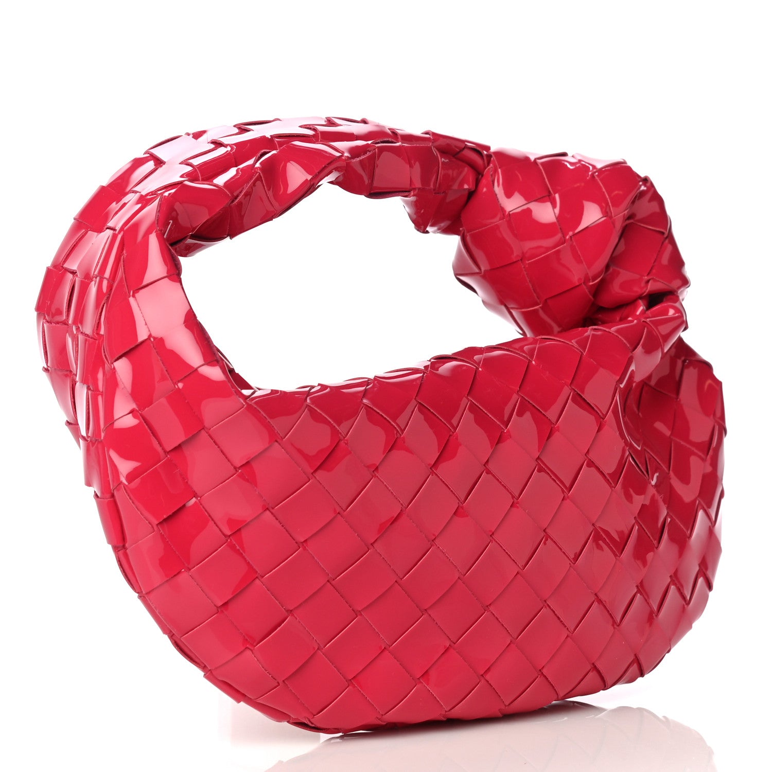 Bottega Veneta Patent Nappa Intrecciato Mini Jodie Candy Stripe 3 of 10