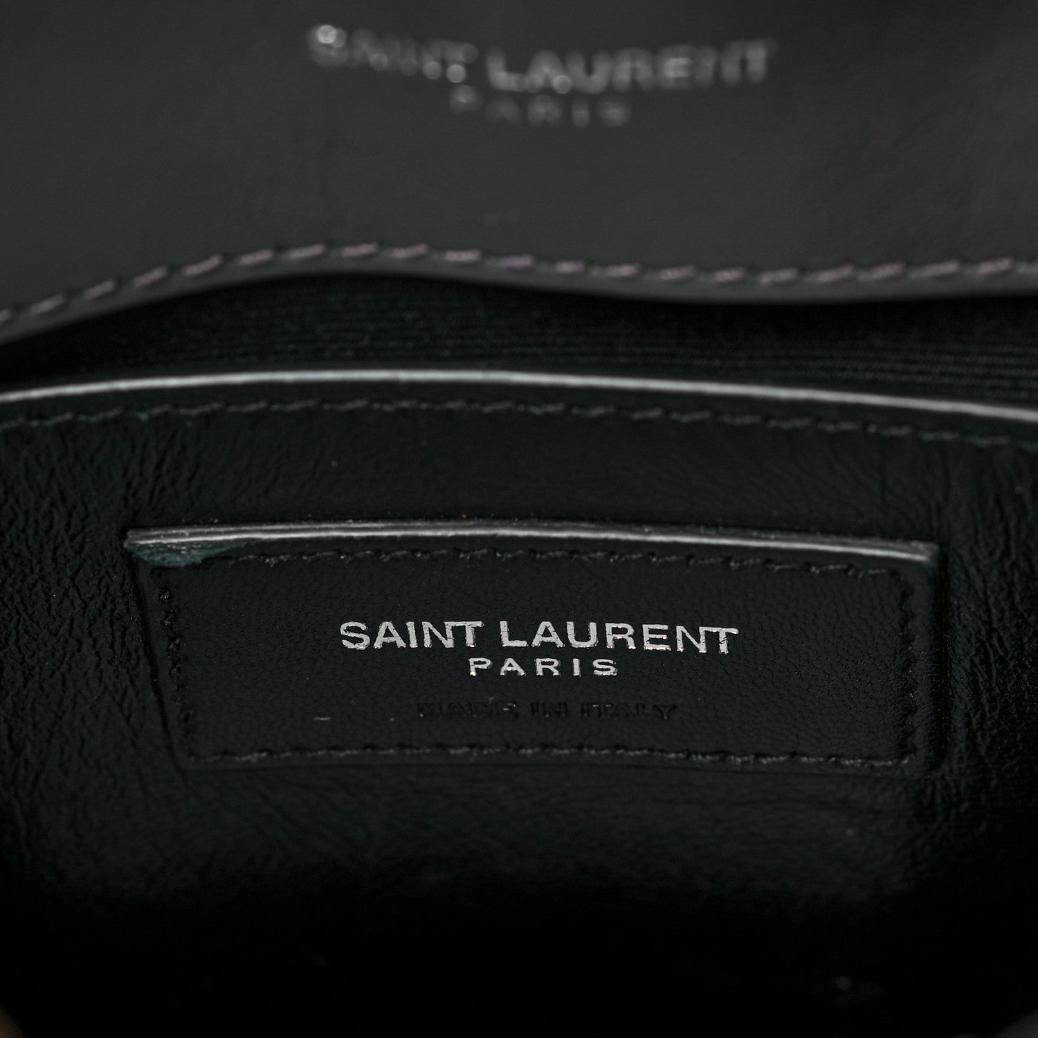 Saint Laurent Calfskin Y Quilted Monogram Small Loulou Chain Satchel Earth 6 of 10