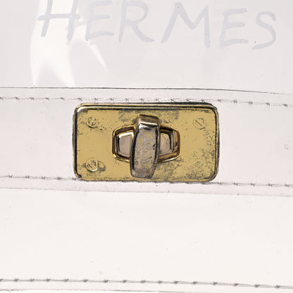 Hermes Vinyl Souvenir De L'Exposition Kelly Transparent 13 of 13