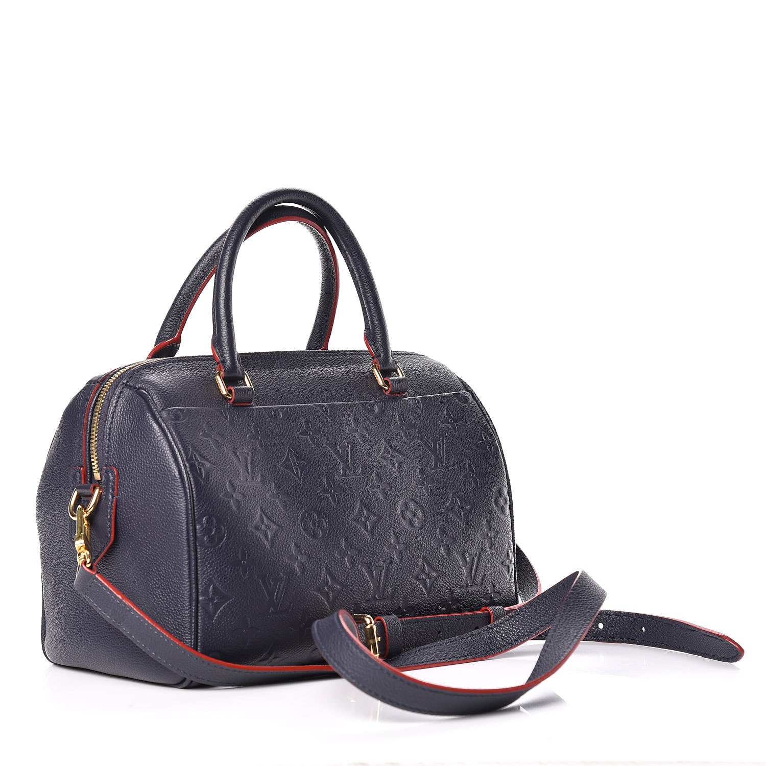 Louis Vuitton Empreinte Speedy Bandouliere 25 NM Marine Rouge 3 of 12