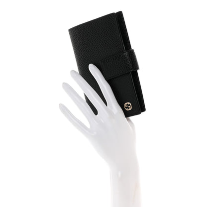 Gucci Dollar Calfskin Interlocking G Wallet Black 2 of 8
