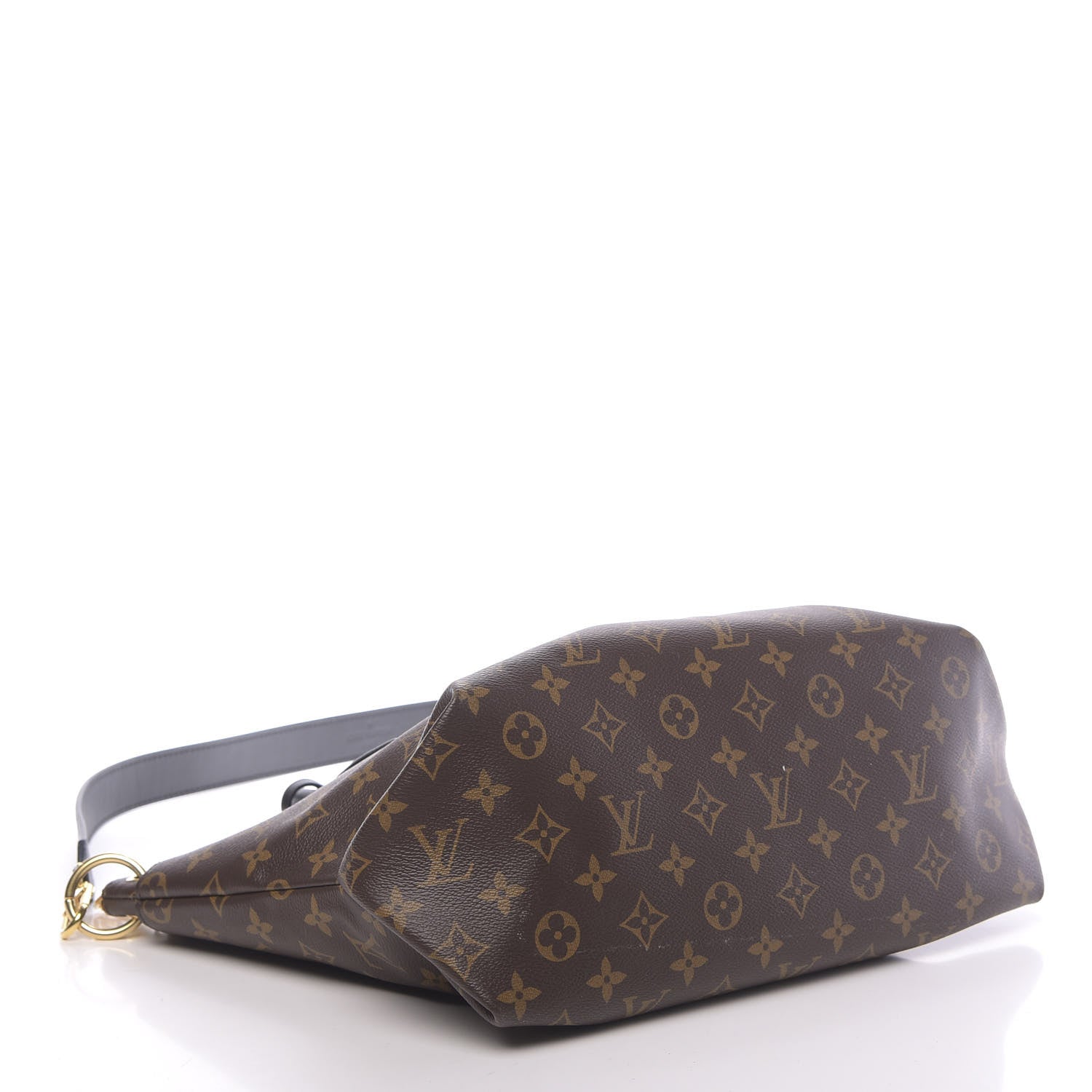 Louis Vuitton Monogram Flower Zipped Tote MM Black 5 of 12