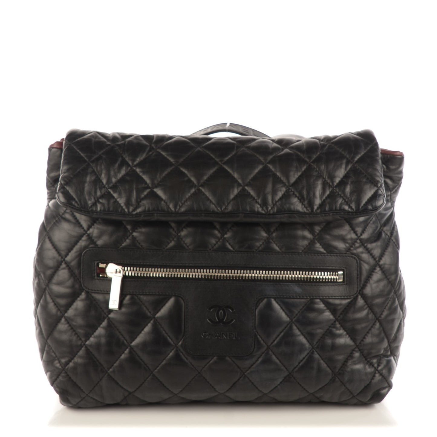 Lambskin Coco Cocoon Backpack Black