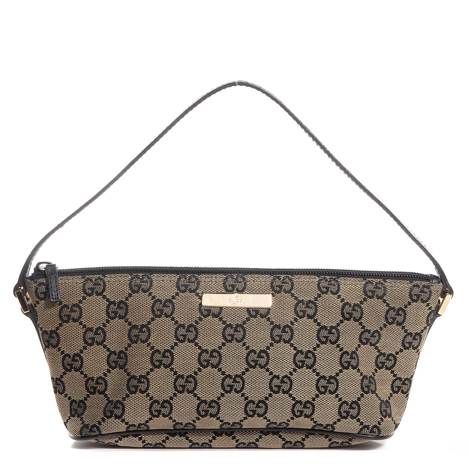 Gucci Monogram Boat Pochette Black 1 of 7