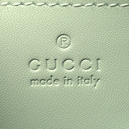 Gucci Denim GG Monogram Calfskin Mini Ophidia Top Handle Bag Pale Green 6 of 10