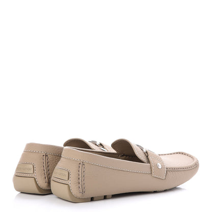 Louis Vuitton Mens Calfskin Monte Carlo Moccasin Loafers 8 Beige 4 of 8