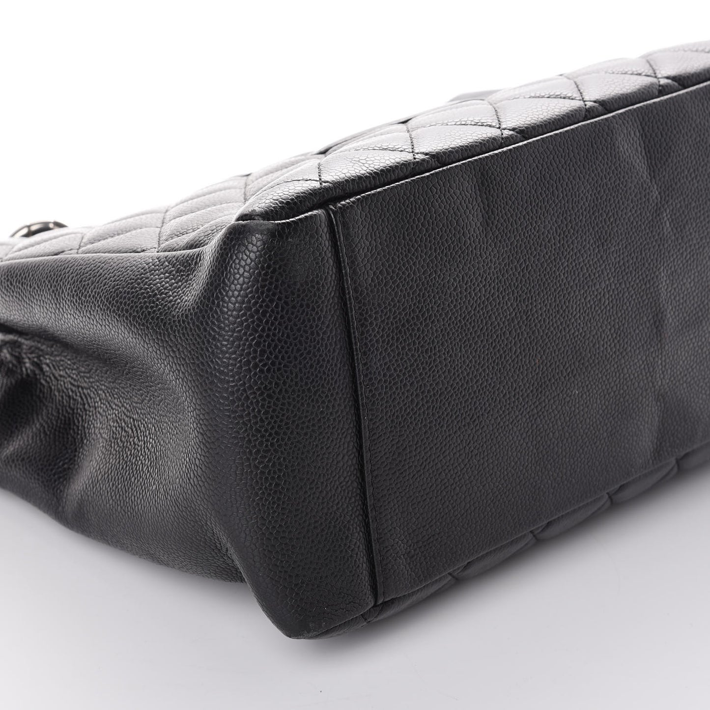 Caviar Quilted Grand Shopping Tote GST Black